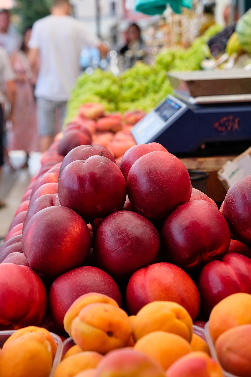 supermarket, fruit, market